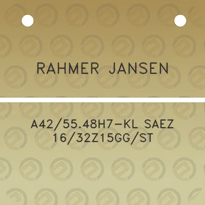 rahmer-jansen-a425548h7-kl-saez-1632z15ggst