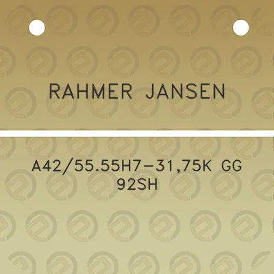 rahmer-jansen-a425555h7-3175k-gg-92sh