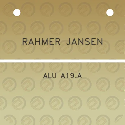 rahmer-jansen-alu-a19a