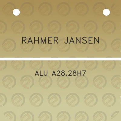 rahmer-jansen-alu-a2828h7