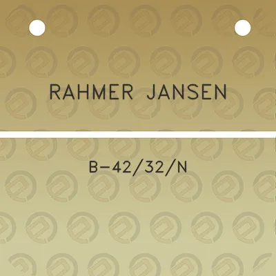 rahmer-jansen-b-4232n