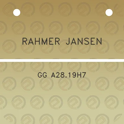 rahmer-jansen-gg-a2819h7