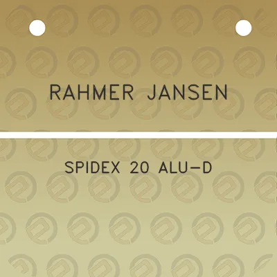 rahmer-jansen-spidex-20-alu-d