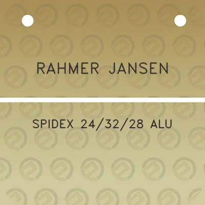 rahmer-jansen-spidex-243228-alu