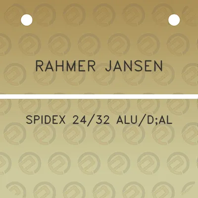 rahmer-jansen-spidex-2432-aludal