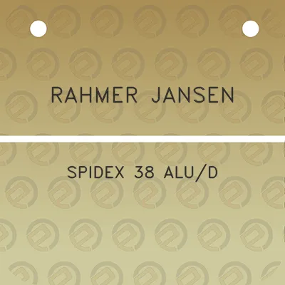 rahmer-jansen-spidex-38-alud