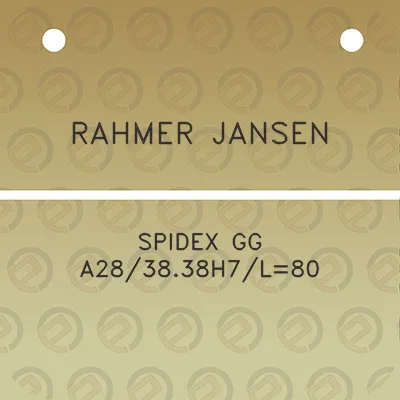 rahmer-jansen-spidex-gg-a283838h7l80