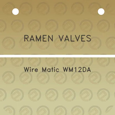 ramen-valves-wire-matic-wm12da