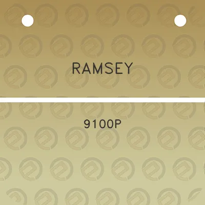 ramsey-9100p