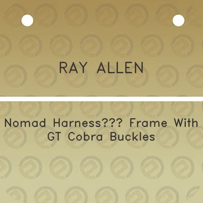 ray-allen-nomad-harnesstm-frame-with-gt-cobra-buckles