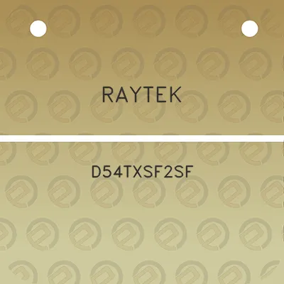 raytek-d54txsf2sf