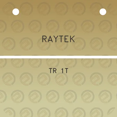 raytek-tr-1t