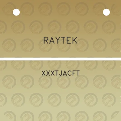 raytek-xxxtjacft