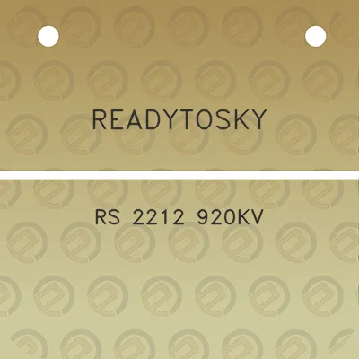 readytosky-rs-2212-920kv