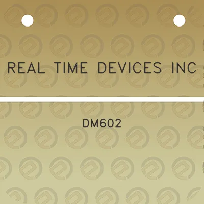 real-time-devices-inc-dm602