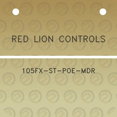 red-lion-controls-105fx-st-poe-mdr