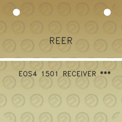 reer-eos4-1501-receiver