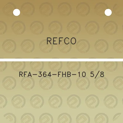 refco-rfa-364-fhb-10-58