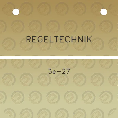 regeltechnik-300e-27