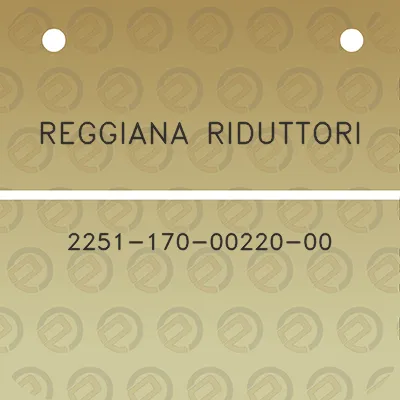 reggiana-riduttori-2251-170-00220-00