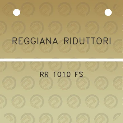 reggiana-riduttori-rr-1010-fs