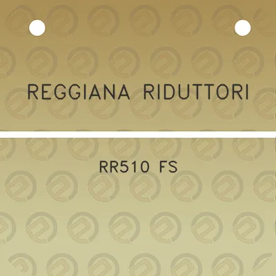 reggiana-riduttori-rr510-fs