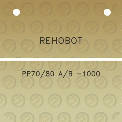 rehobot-pp7080-ab-1000