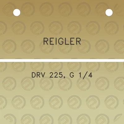 reigler-drv-225-g-14