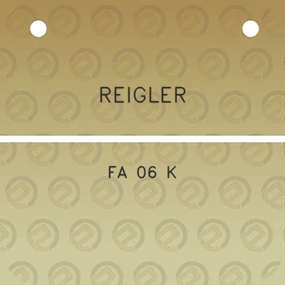 reigler-fa-06-k