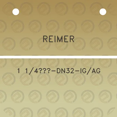 reimer-1-14-dn32-igag