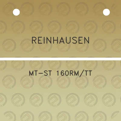 reinhausen-mt-st-160rmtt