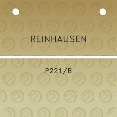 reinhausen-p221b