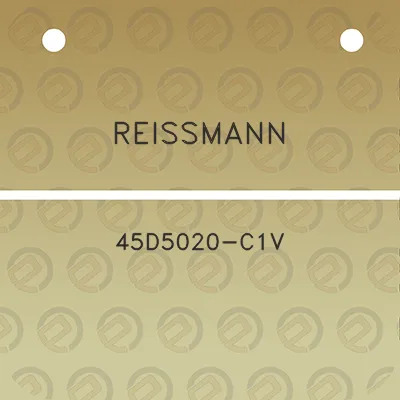 reissmann-45d5020-c1v