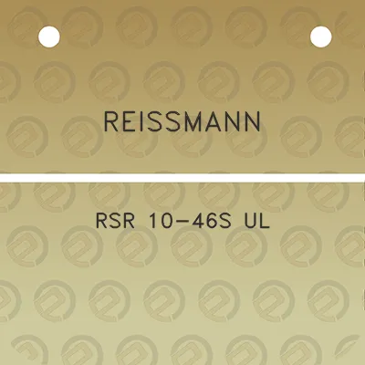 reissmann-rsr-10-46s-ul