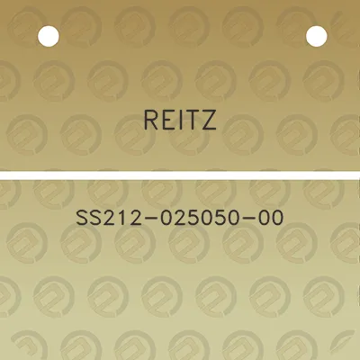 reitz-ss212-025050-00