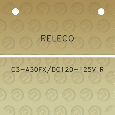 releco-c3-a30fxdc120-125v-r