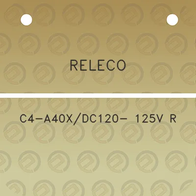 releco-c4-a40xdc120-125v-r