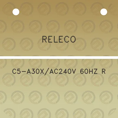 releco-c5-a30xac240v-60hz-r