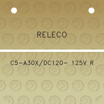 releco-c5-a30xdc120-125v-r