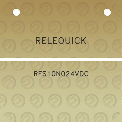 relequick-rfs10n024vdc