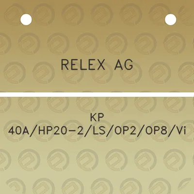 relex-ag-kp-40ahp20-2lsop2op8vi