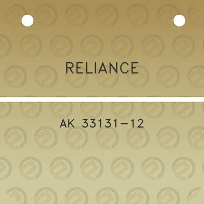 reliance-ak-33131-12