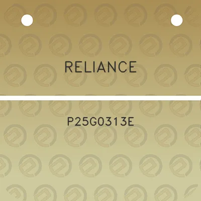 reliance-p25g0313e