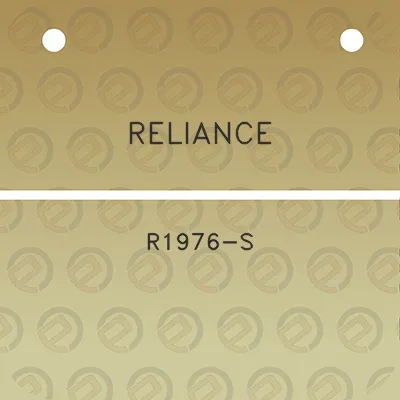 reliance-r1976-s