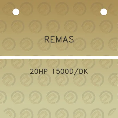 remas-20hp-1500ddk