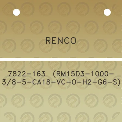 renco-7822-163-rm15d3-1000-38-5-ca18-vc-o-h2-g6-s