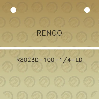 renco-r8023d-100-14-ld