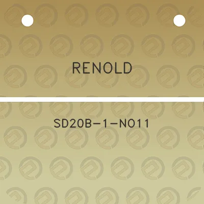 renold-sd20b-1-no11