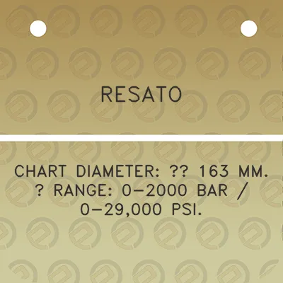 resato-chart-diameter-163-mm-range-0-2000-bar-0-29000-psi