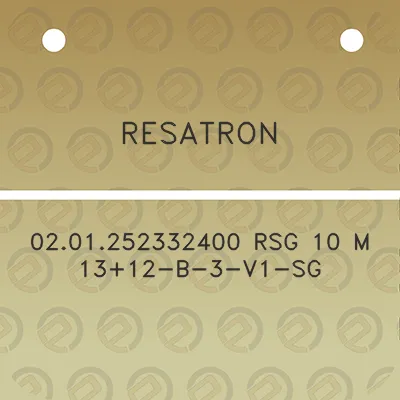 resatron-0201252332400-rsg-10-m-1312-b-3-v1-sg